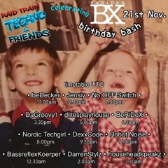 Techno And Friends BeRiDoX Bday Bash 11.21.23