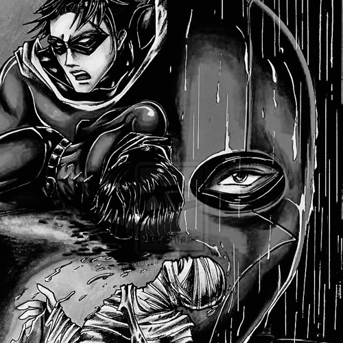 Dark beach - pastel ghost (Jason Todd x Arkham knight)