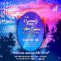 David M at High District Summer Bar Merchtem (08.07.2023)