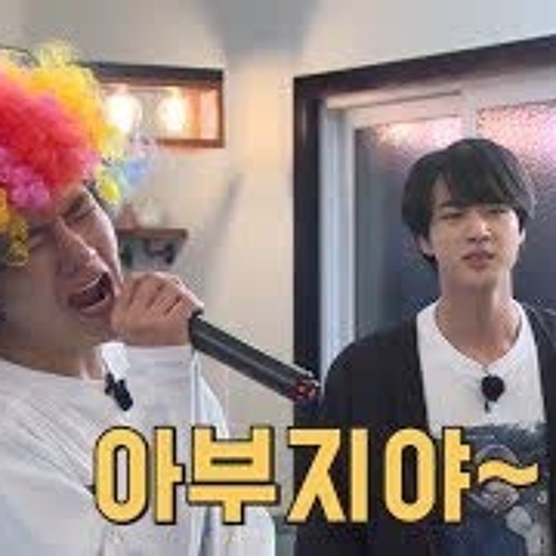Jimin, Jin, and V singing to Superman 지민, 진, 뷔 노래방에서 슈퍼맨 부르는 장면