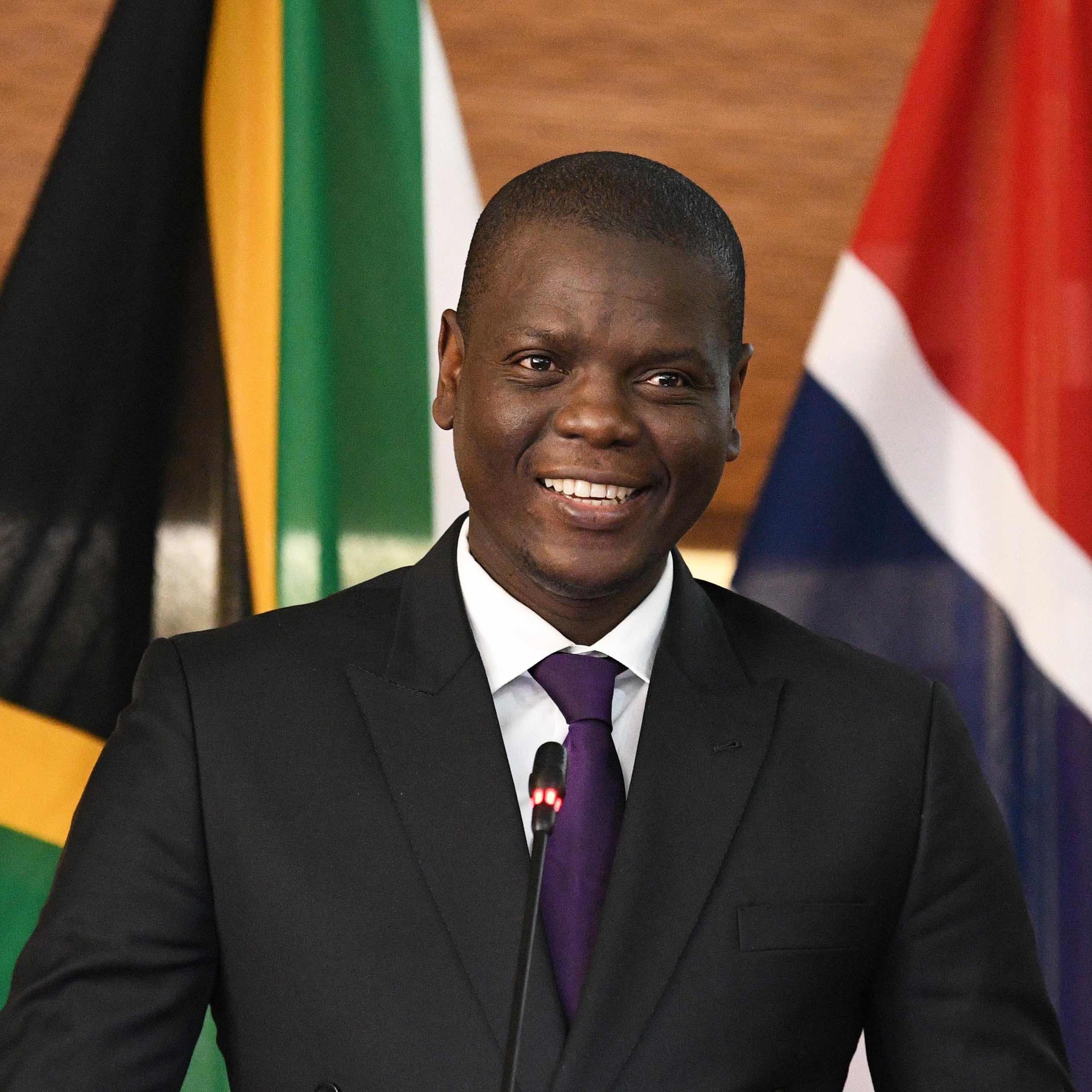 MINISTER RONALD LAMOLA INTERVIEW AT GSADF
