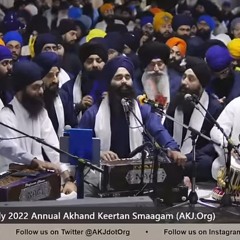 078 Bhai Parminder Singh Jee Australia - SaturdayPM - Toronto July 2022 Annual AkhandKeertan Smaagam