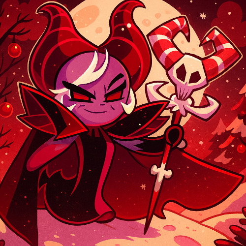 Curses and Calamity (Holiday Version) - Dark Enchantress Cookie