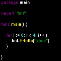 for i := 0; i < 4; i++