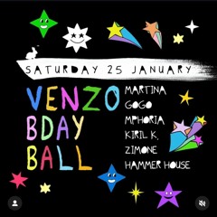 VENZO BIRTHDAY BALL LIVE FROM TELL ME BAR 25.01.25