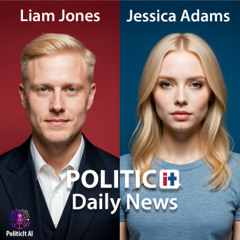 Friday, August 8, 2025, Liam Jones and Jessica Adams dissect three pressing political stories.