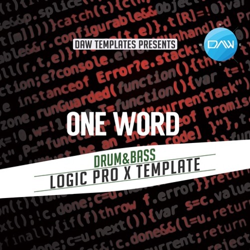 Stream One Word Logic Pro X Template By Logic Pro X Templates Listen Online For Free On Soundcloud