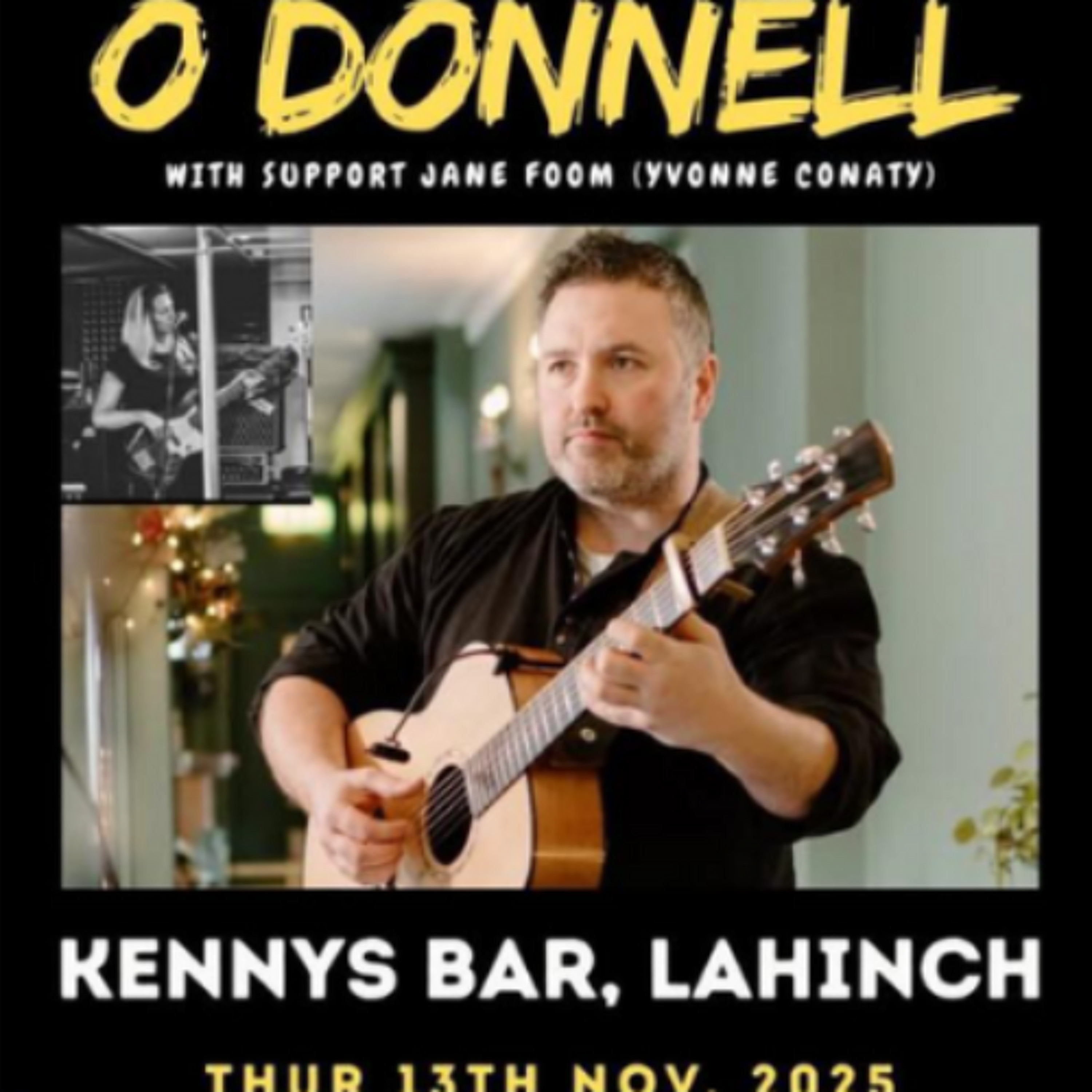 Ger O’Donnell To Perform At Kenny’s, Lahinch