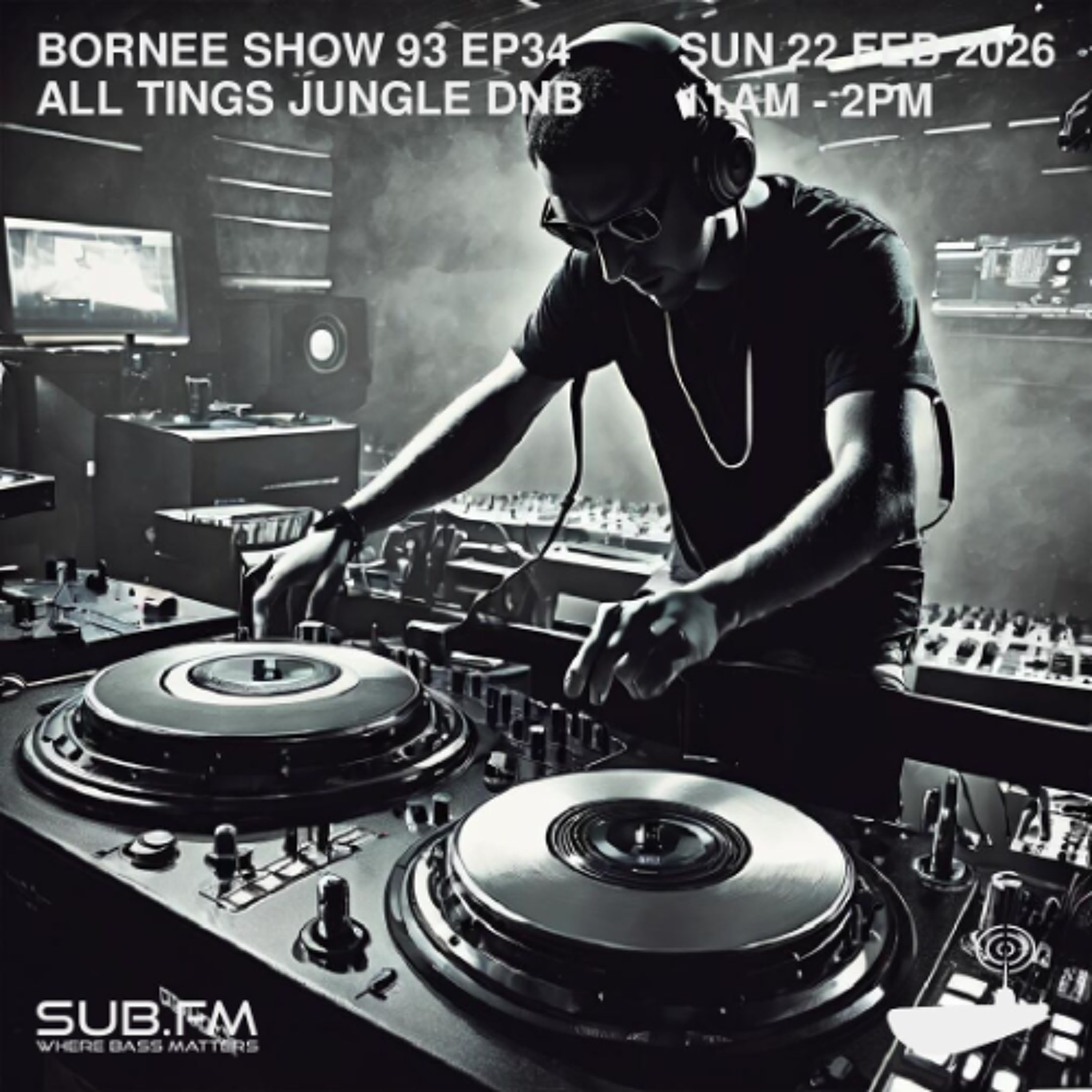 Bornee Show 93 All Things DnB 034 - 22 Feb 2026 episode artwork