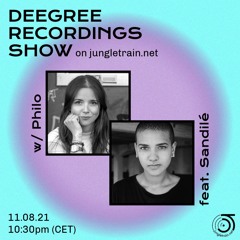 210811 - Deegree Recordings Show on jungletrain.net feat. Sandilé