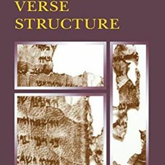 [GET] EPUB 🗸 Hebrew Verse Structure by  Michael Patrick O'Connor [KINDLE PDF EBOOK E