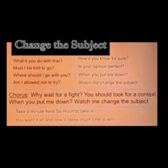 Change the Subject