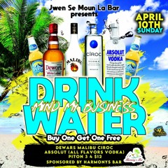 Drink Water Mind Your Business Beach Park