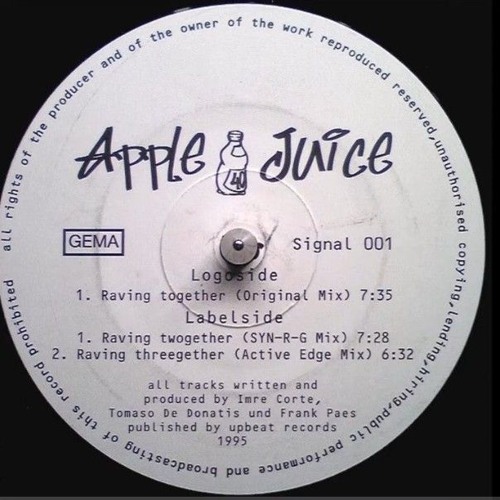 Apple Juice - Raving Twogether (SYN-R-G Mix)