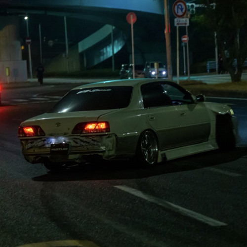 Toyota Mark 2 Night Drift Japan