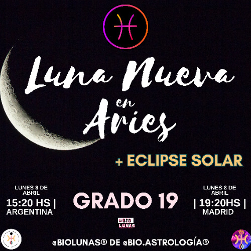 Stream episode LUNA NUEVA EN ARIES + ECLIPSE SOLAR | BIOLUNAS® | VAL ...