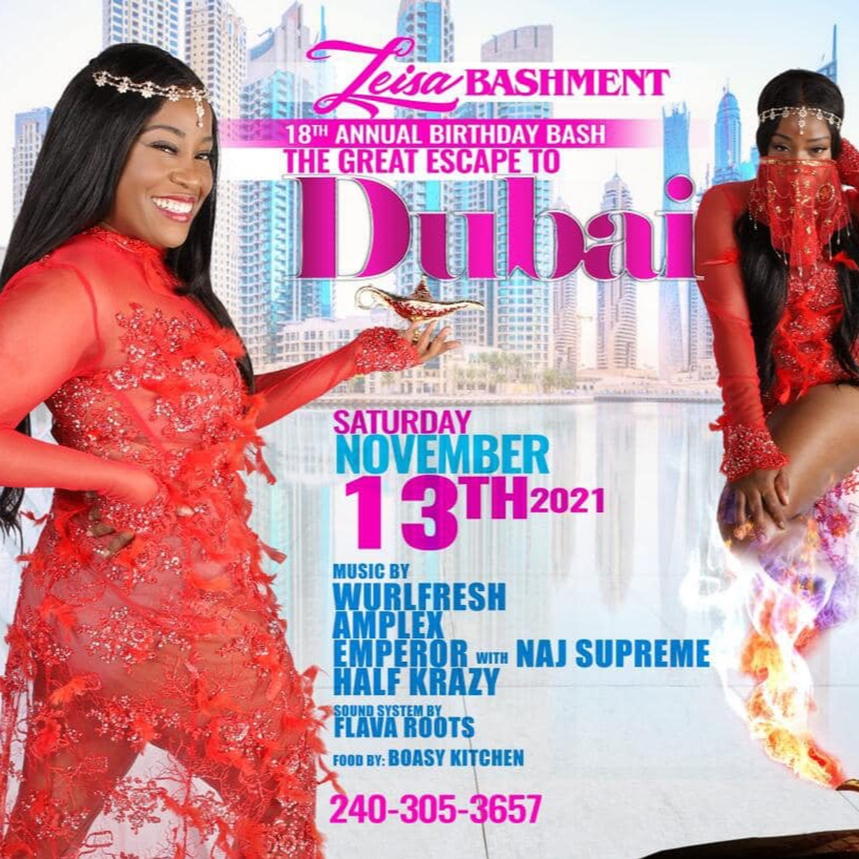 11/13/21 Leisa Bashment Bday Bash (DMV): Halfkrazy x Emperor x Footloose x Amplex x Flava Roots episode artwork