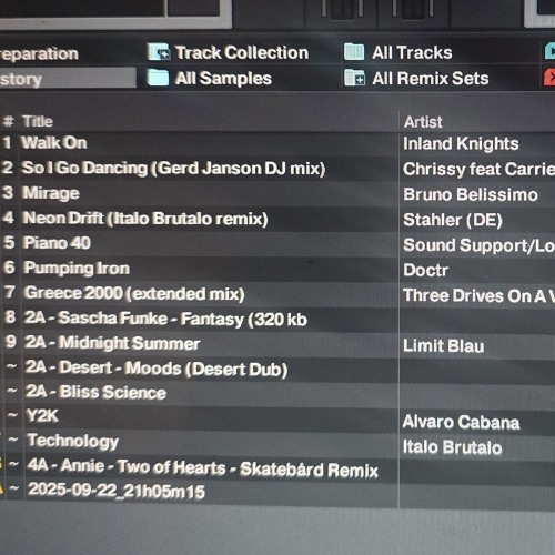 *peak4th mix sessions sept2025