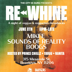 Re-WHINE 🚨LIVE AUDIO🚨DJ BOOGS X SOUNDS OF REALITY