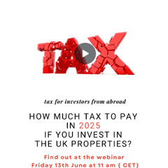 2025 UK TAX for Overseas Investors