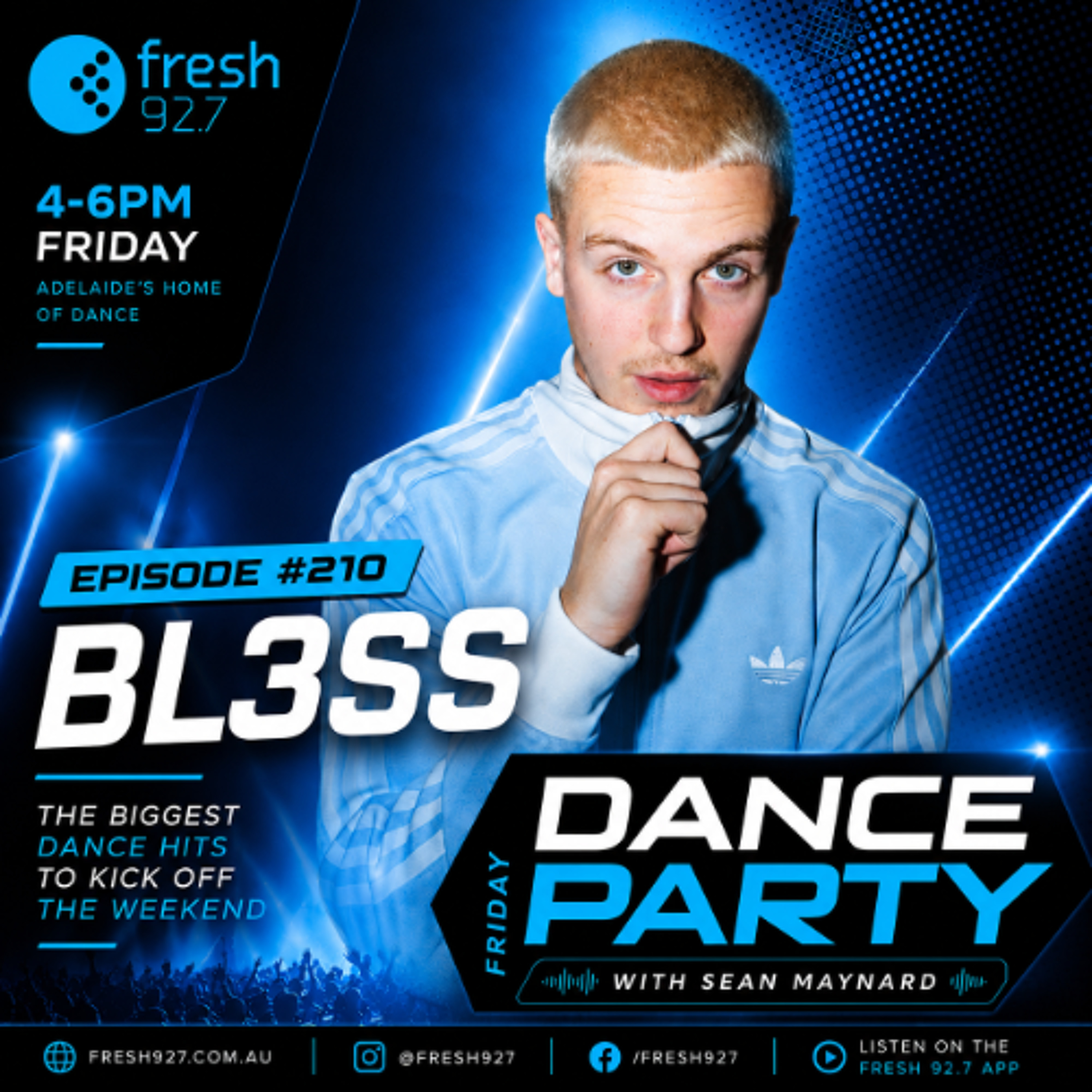 Friday Dance Party #210 with BL3SS episode artwork