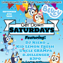 "Get Down Saturday's" - Event History (Live Recordings)