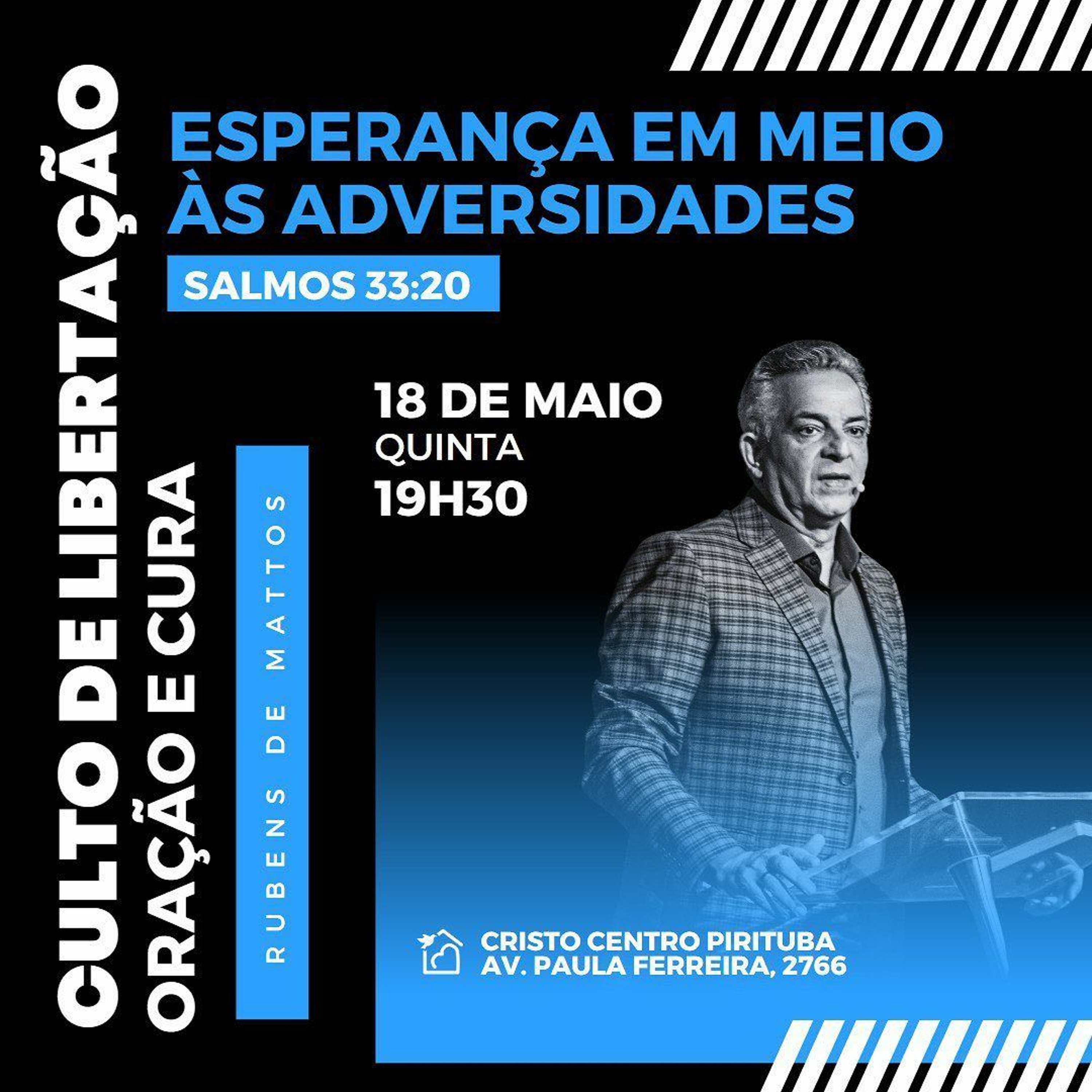 Esperança Em Meio Às Adversidades - Apóstolo Rubens De Mattos 18/05/2023 episode artwork