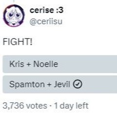 VOTE SPAMTON ANDJEVIL !!!!!! MAKETHEM WIN : https://x.com/ceriisu/status/1792740641891627161