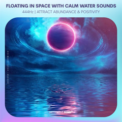 444Hz 》Floating in Space With Calm Water Sounds 》Attract Abundance & Positivity 》Deep Sleep Sounds