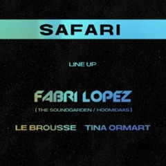 Live Warm Up @Safari w/ Fabri Lopez, Tina Ormart - September 2022