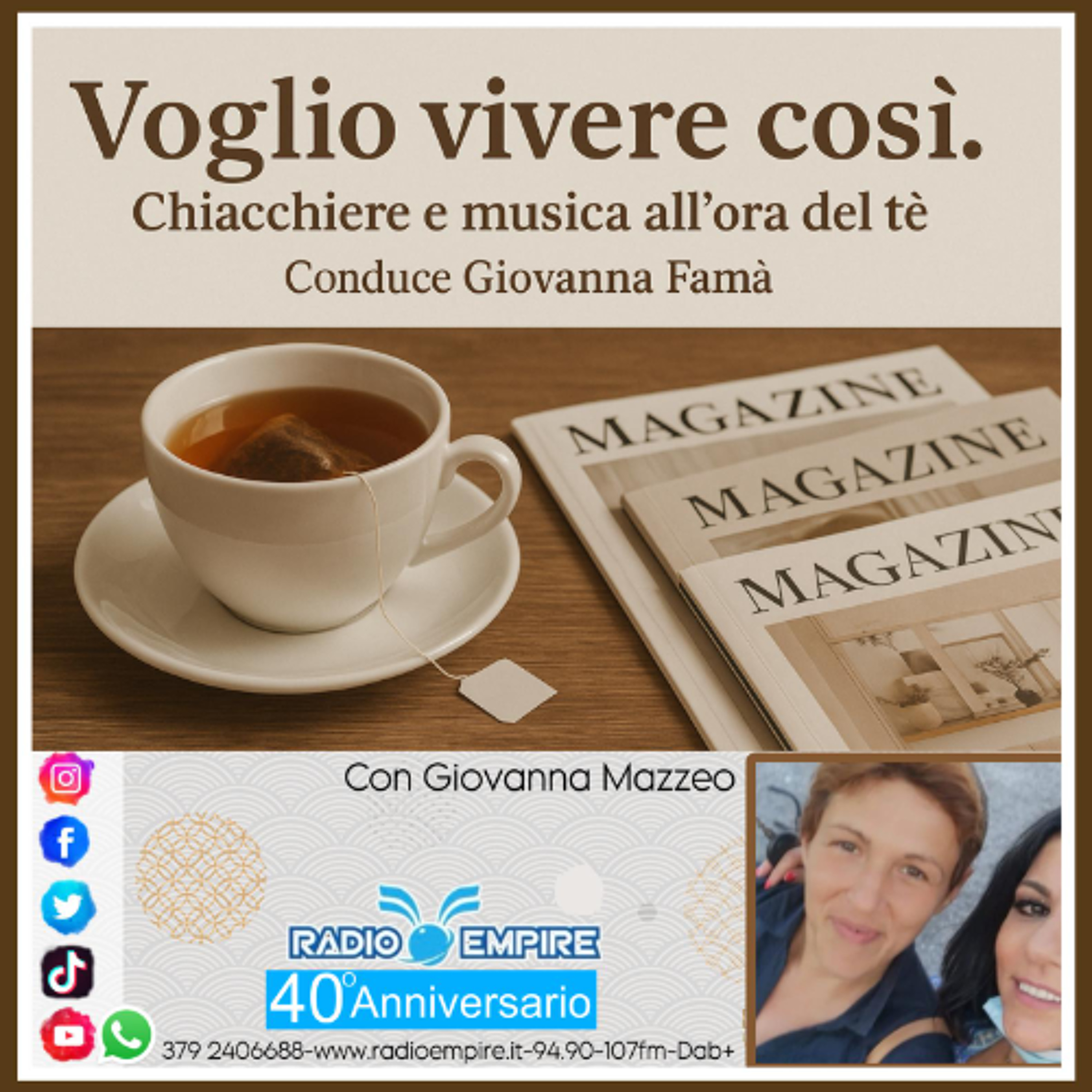 Voglio Vivere Così 7 Agosto 2025 episode artwork