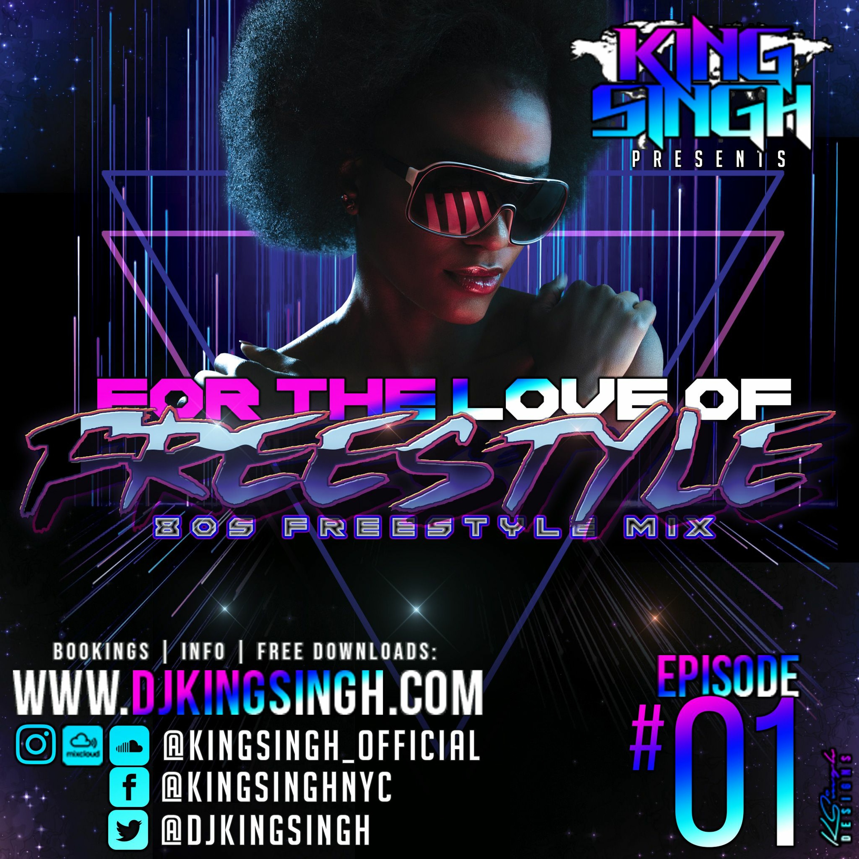 For the Love of Freestyle: 80's Freestyle Mix | @kingsingh_official episode artwork