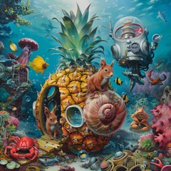 Calm Hawaiian SpongeBob-like Music | Bikini Bottom Ocean Ambience to Sleep and Relax to