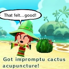Miitopia: Karin's Acupuncture Butt, Cactus Style!