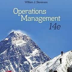 ~Read~[PDF] Operations Management - Textbook only 14TH Edition (ISE) (Author)