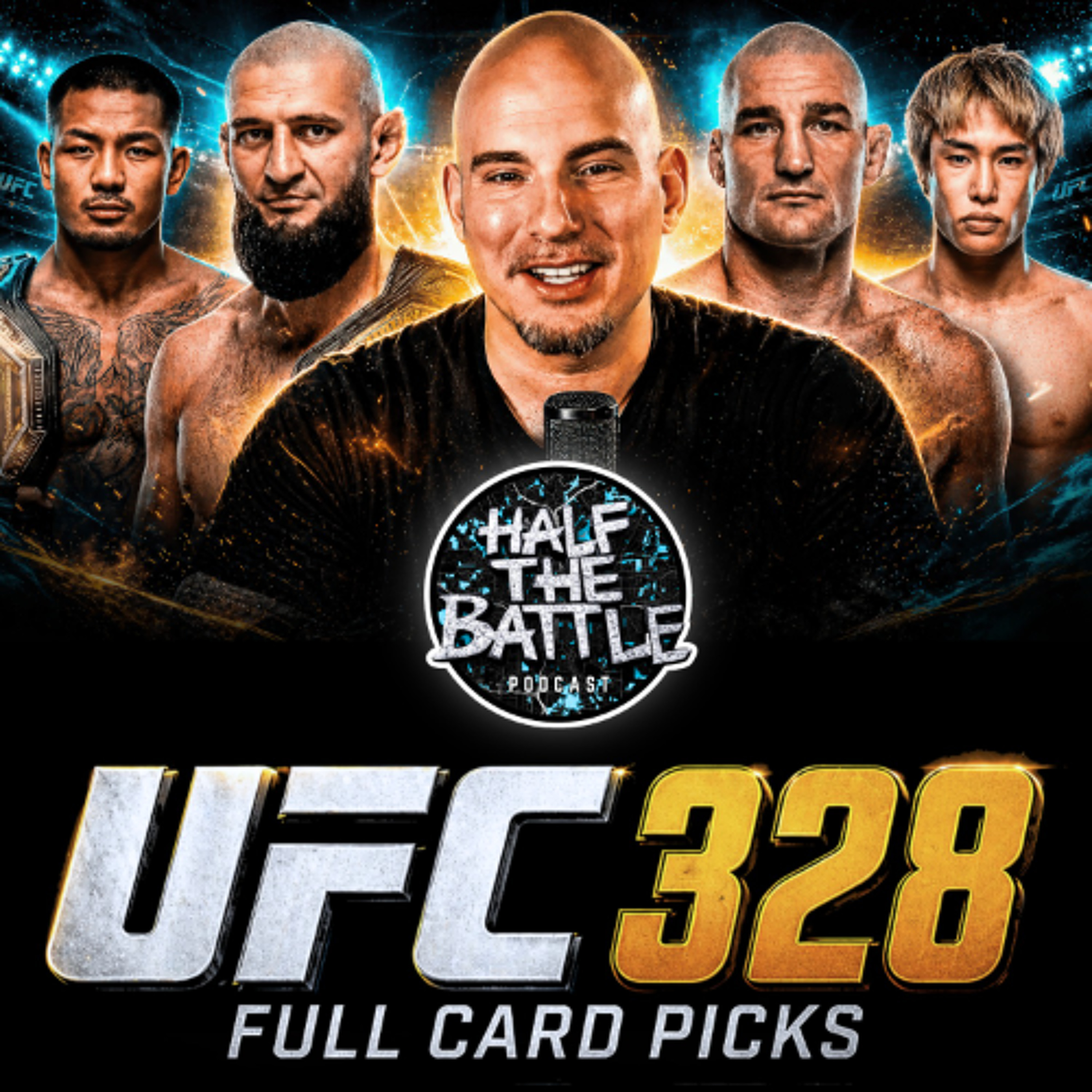 #664 - UFC 328 FULL CARD Predictions episode artwork