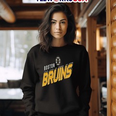 Boston Bruins logo retro shirt