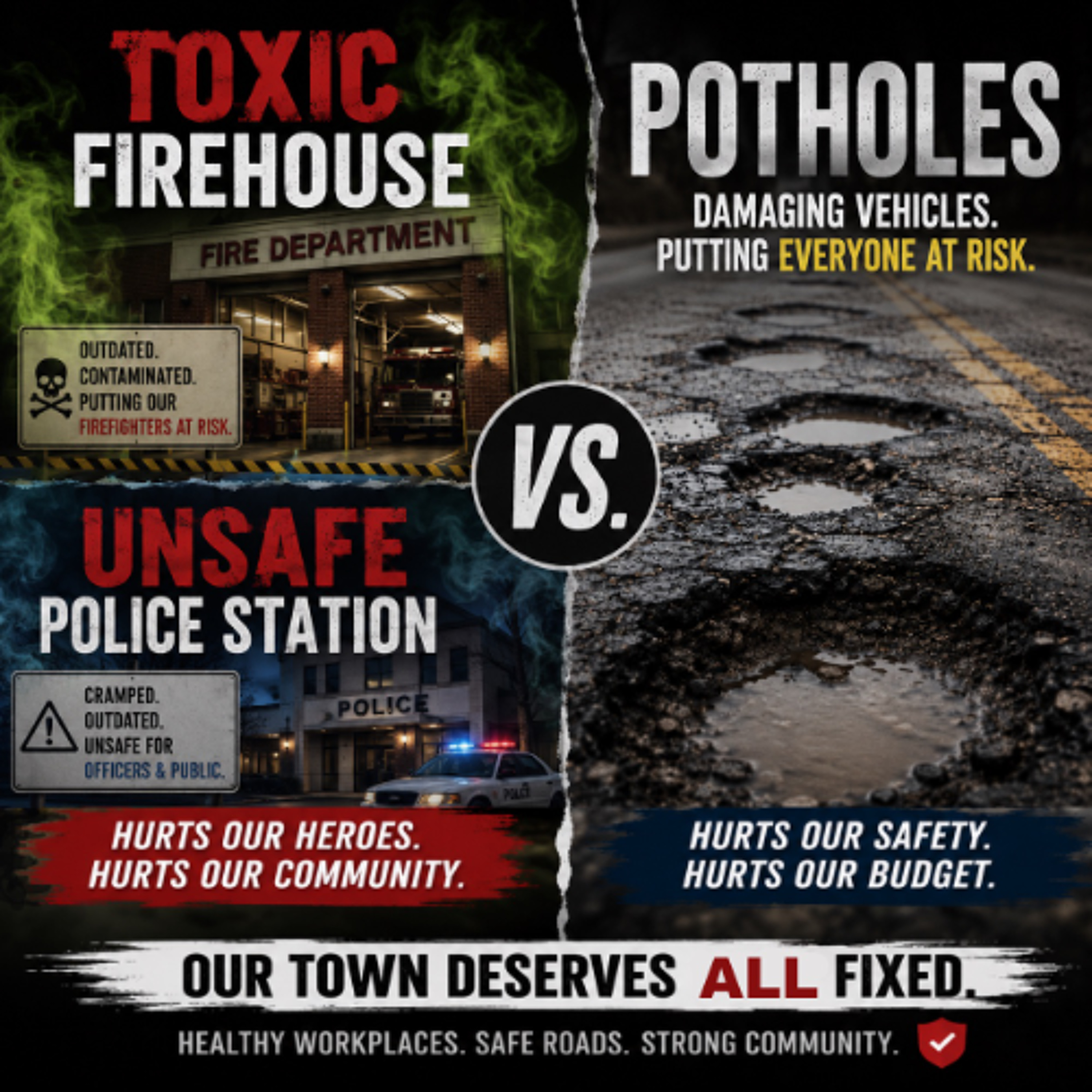 Toxic Firehouses Versus Pothole Politics episode artwork