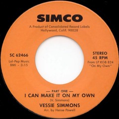 Vessie Simmons - I Can Make It On My Own
