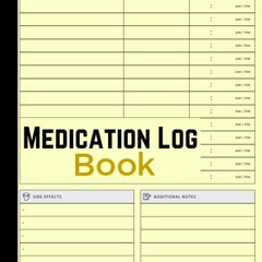 PDF READ Medication Log Book: Simple Personal Medication Administration Planner