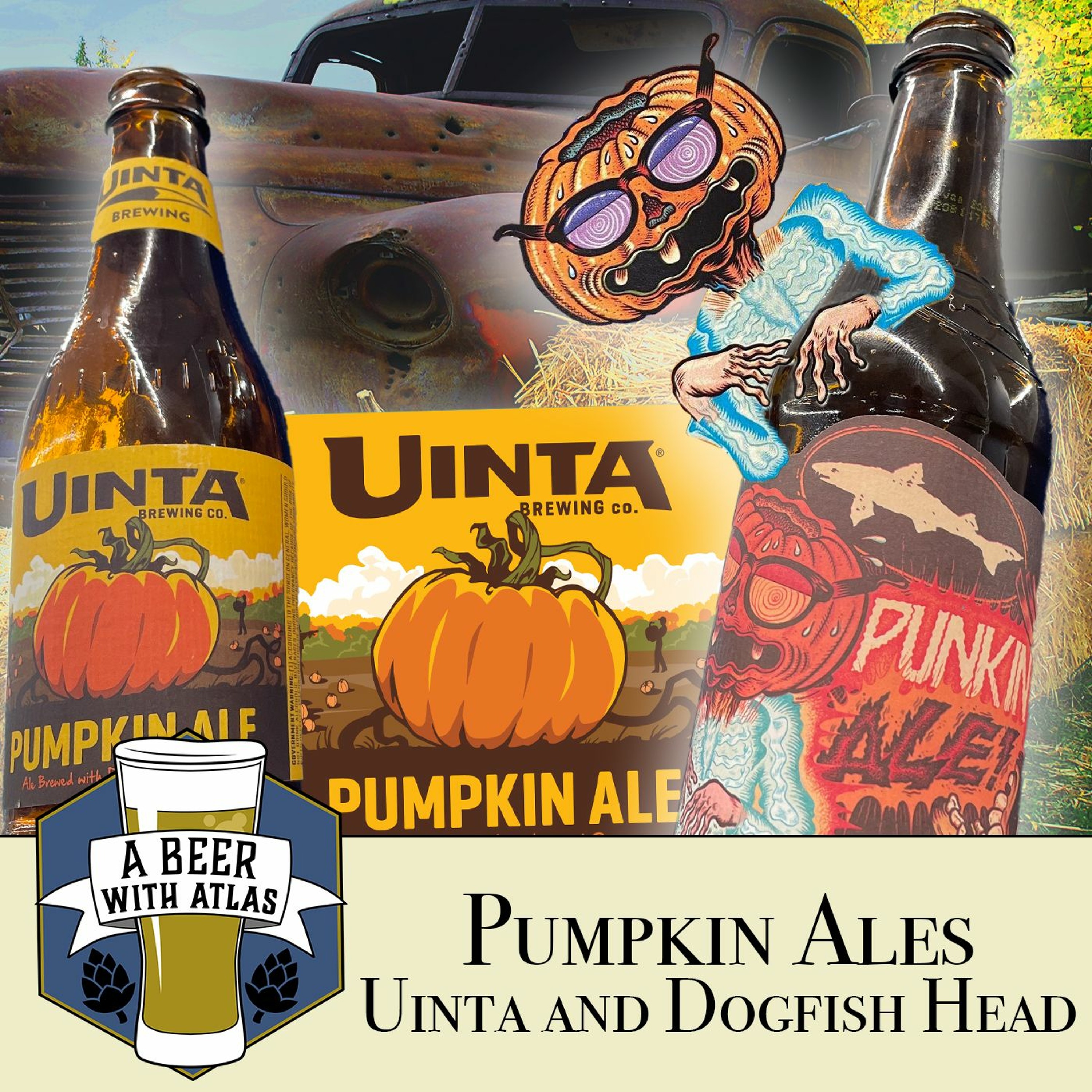 Pumpkin Beers from Uinta and Dogfish Head Brewing Companies - A Beer with Atlas 166