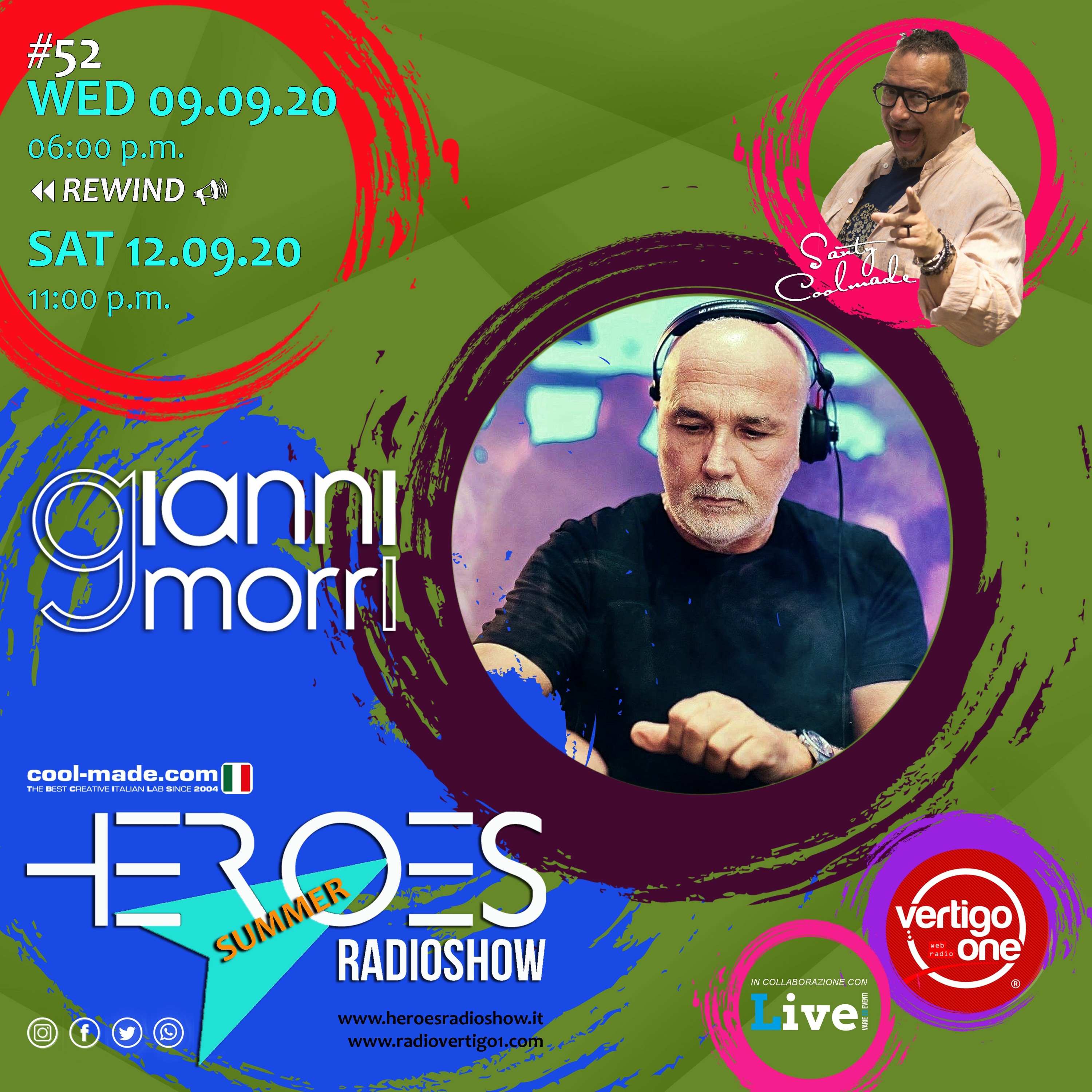 #52/2019-20> HEROES RadioShow - Special Guest GIANNI MORRI episode artwork