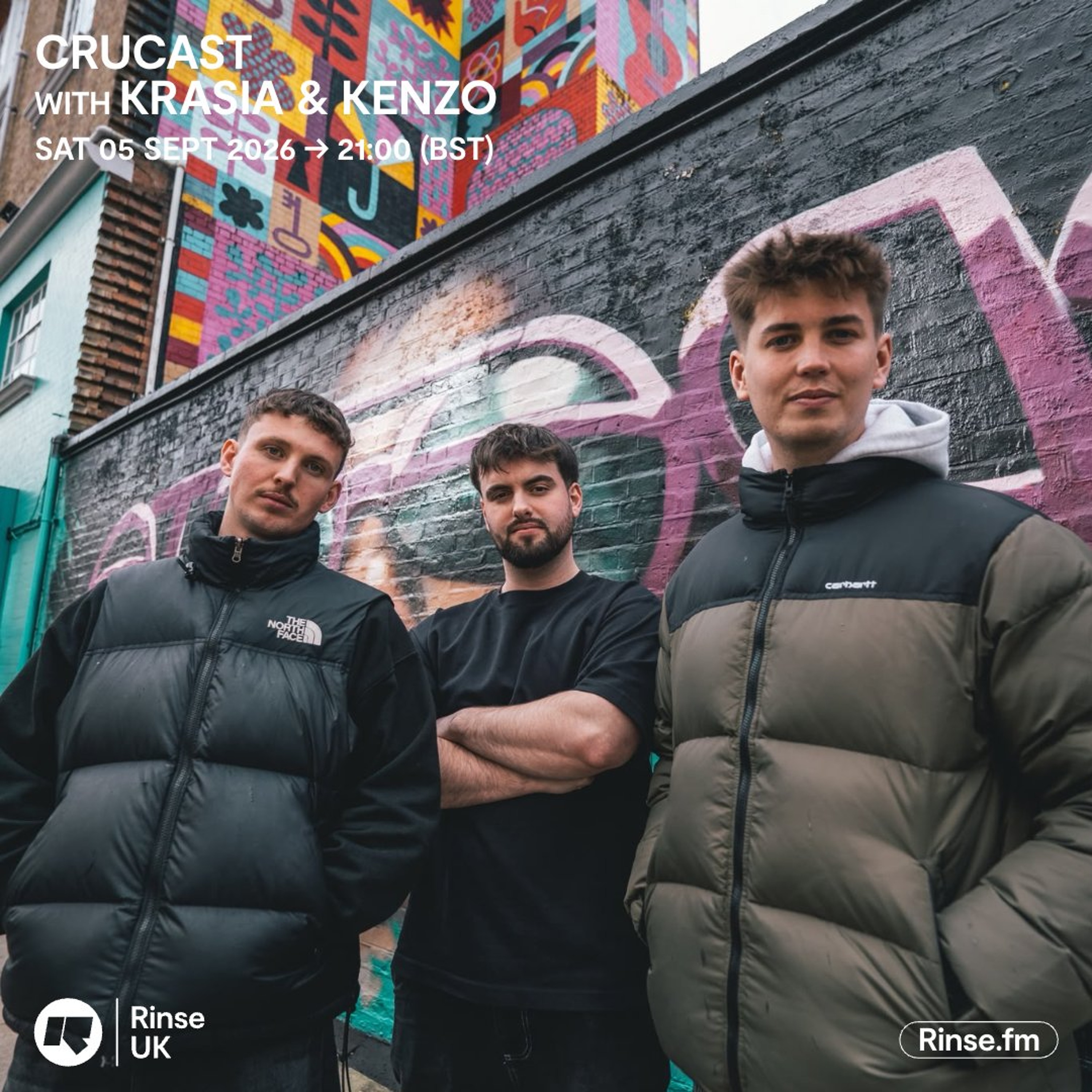 Crucast Rinse FM - Krasia & KENZO episode artwork