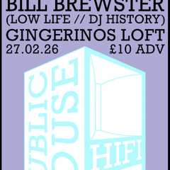 VINS, DIZ & BILL BREWSTER | Live at Public House HiFi, Newcastle, 27th Feb, 2026