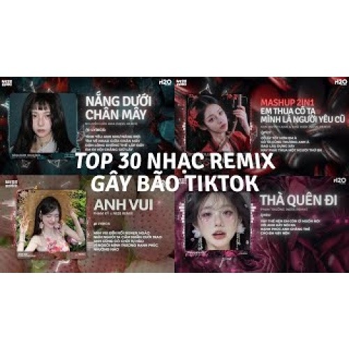 TOP 30 Nhạc Remix Gây Bão TikTok: Nắng Dưới Chân Mây, Em Thua Cô Ta, Mình Là Người Yêu Cũ, Anh Vui