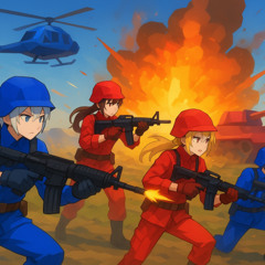 Blauer Himmel, roter Sand