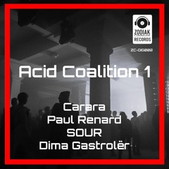 ZC-DIG002 - Paul Renard - Dactylism - Acid Coalition 1 EP - Zodiak Commune Records