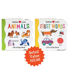 [VIEW] PDF 📂 Babies Love Animals & First Words 2-pack - A Lift-a-Flap Board Book Bun