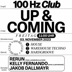 Up & Coming @100HZ