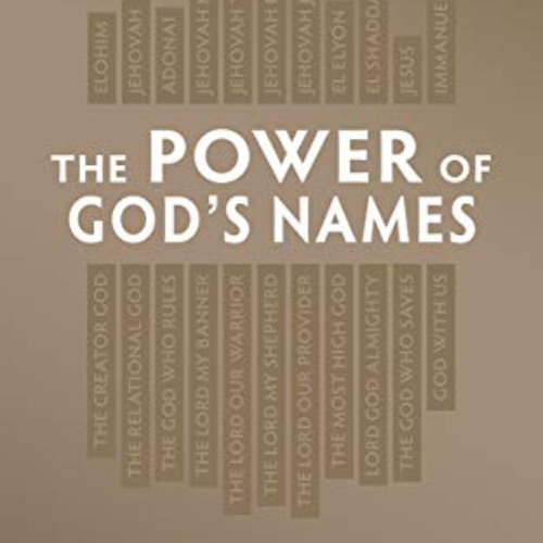 [View] KINDLE 📫 The Power of God's Names - Personal Bible Study Book by  Tony Evans